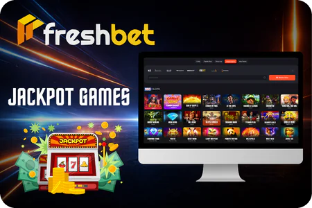 FreshBet Jackpot Games on desktop