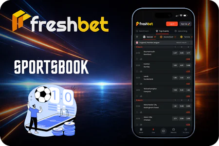 FreshBet Sportsbook live betting screen